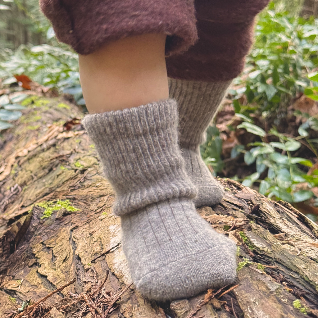 Wool Baby Socks with Grips
