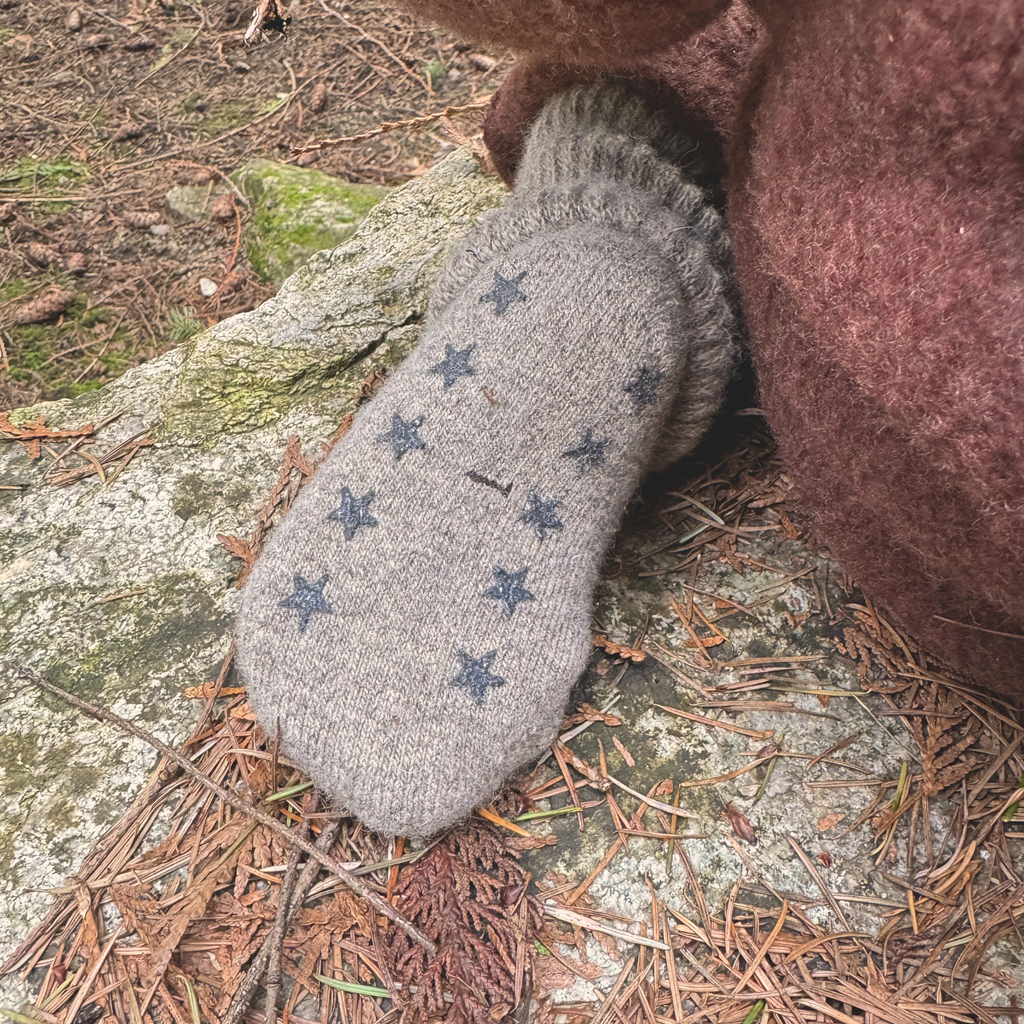 Wool Baby Socks with Grips